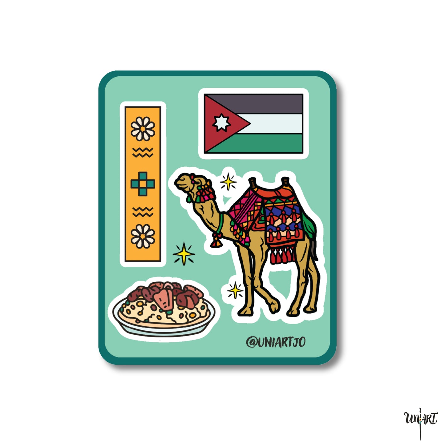 Jordan Sticker Sheet – ستيكرات الأردن