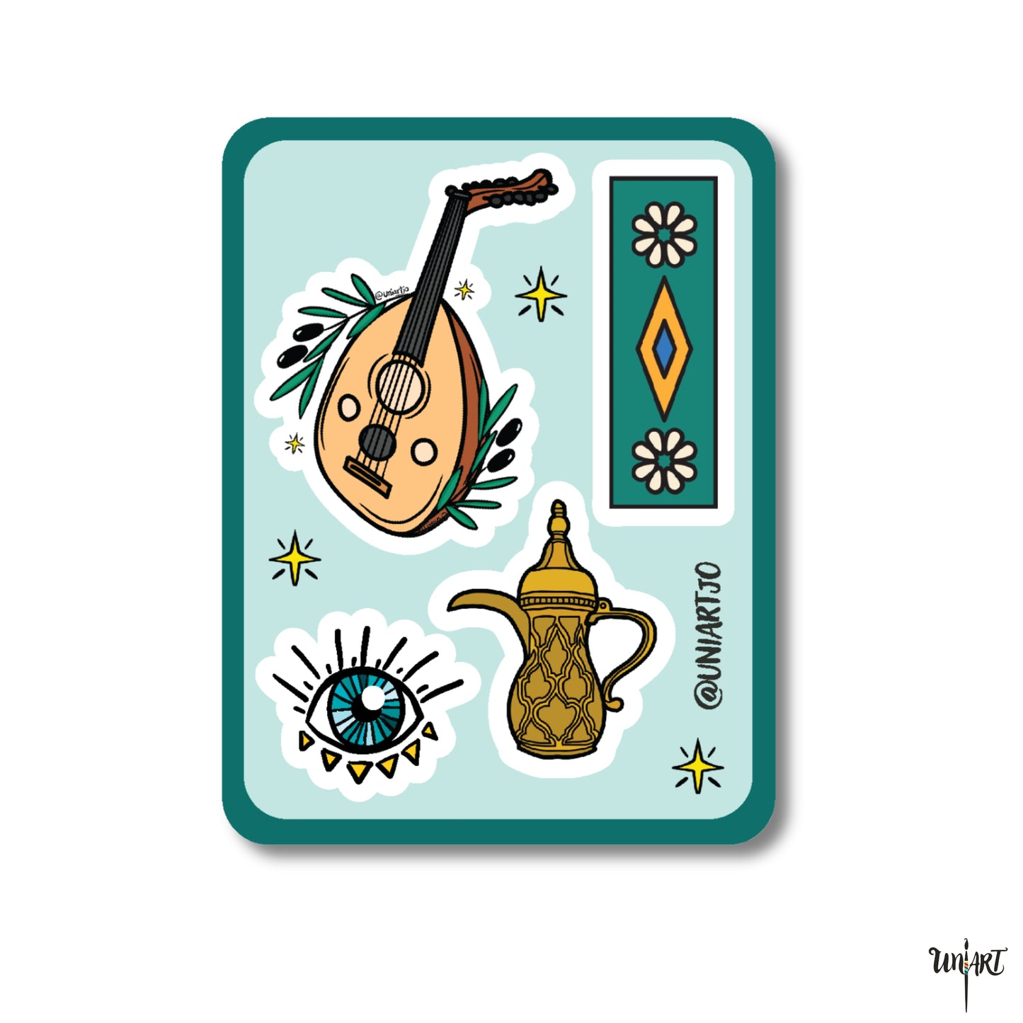 Oud Sticker sheet