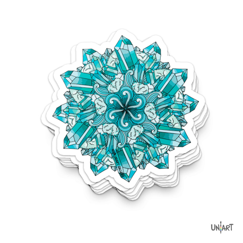 Salt Mandala Sticker – ستيكر ماندالا البحر الميت