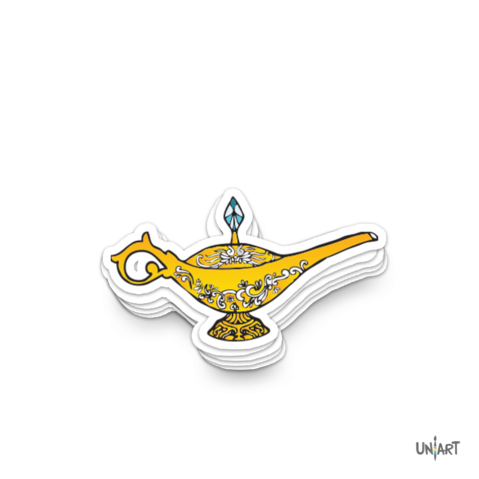Aladdin Lamp Sticker – ستيكر مصباح علاء الدين