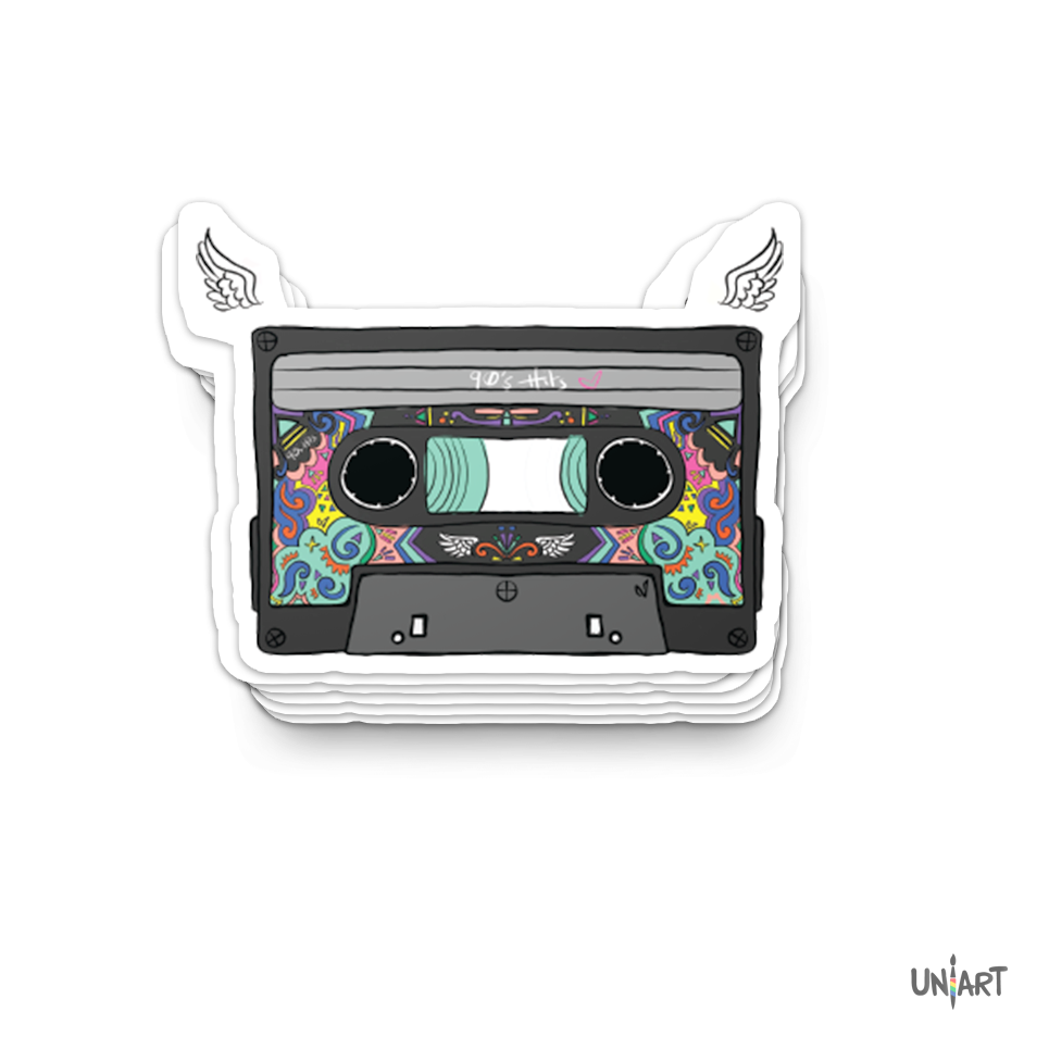 Back to the 90's ll sticker