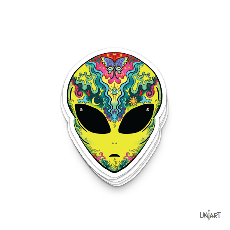Alien sticker