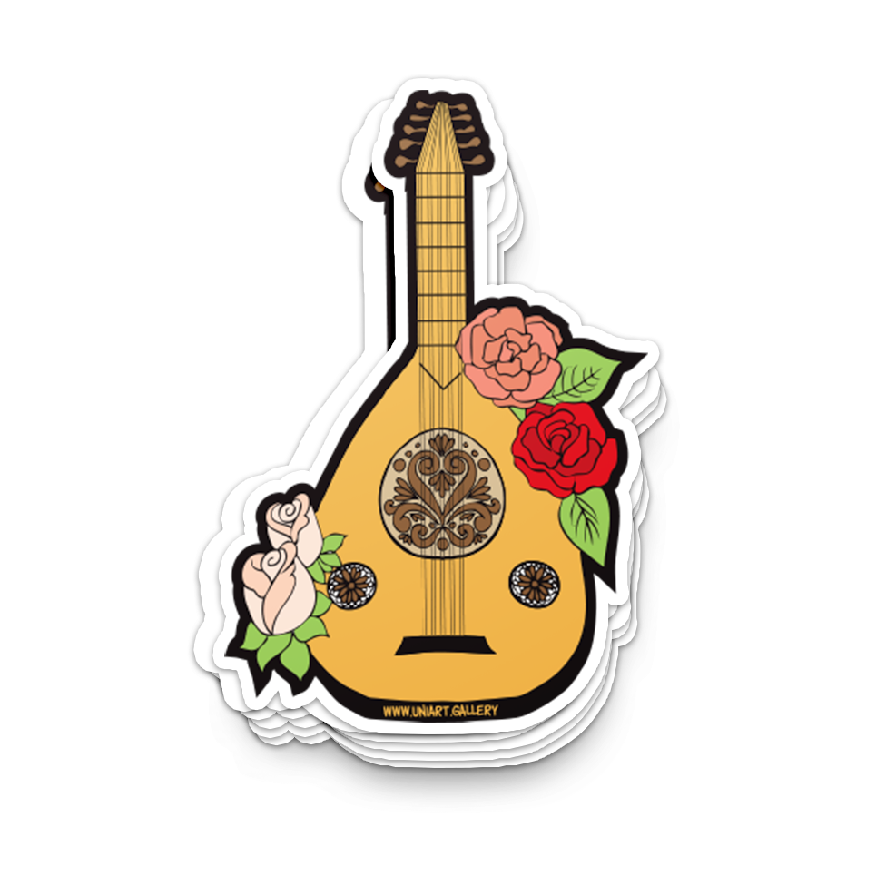 Oud & Roses Sticker – ستيكر عود وورود