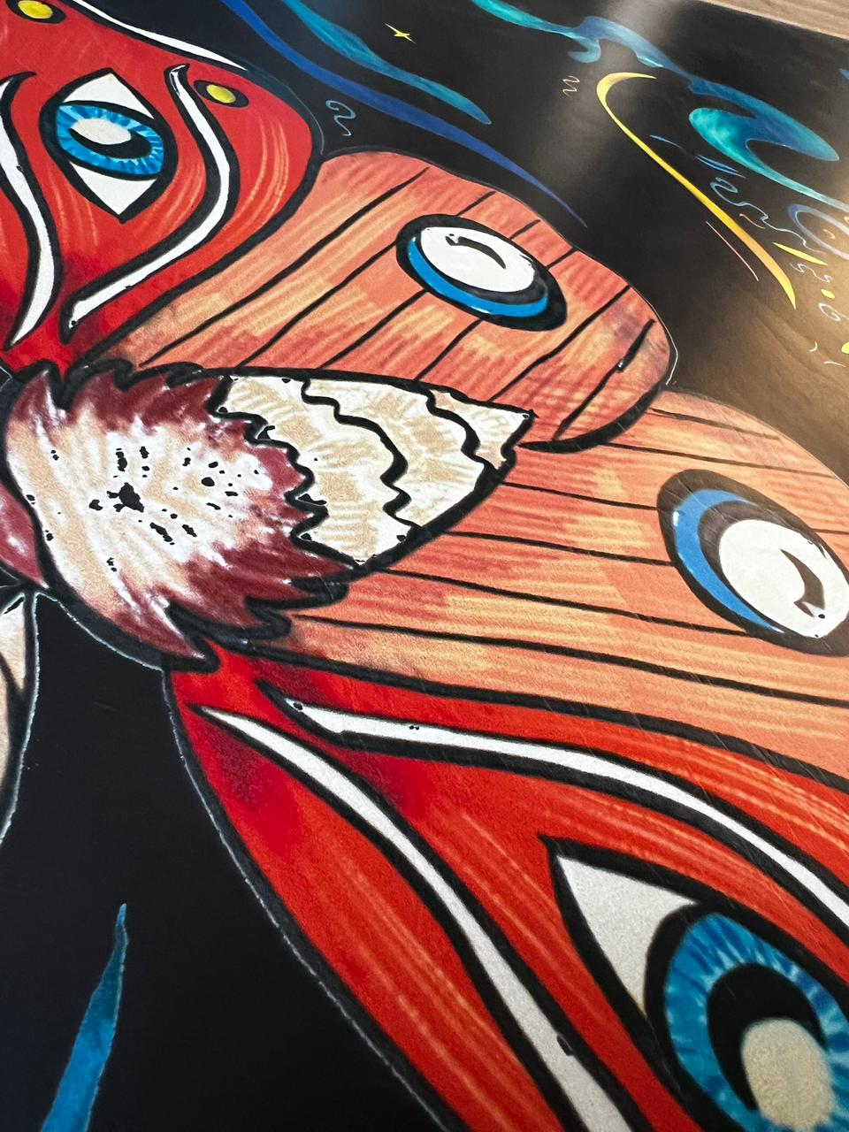 Yoga mat - Moon Moth