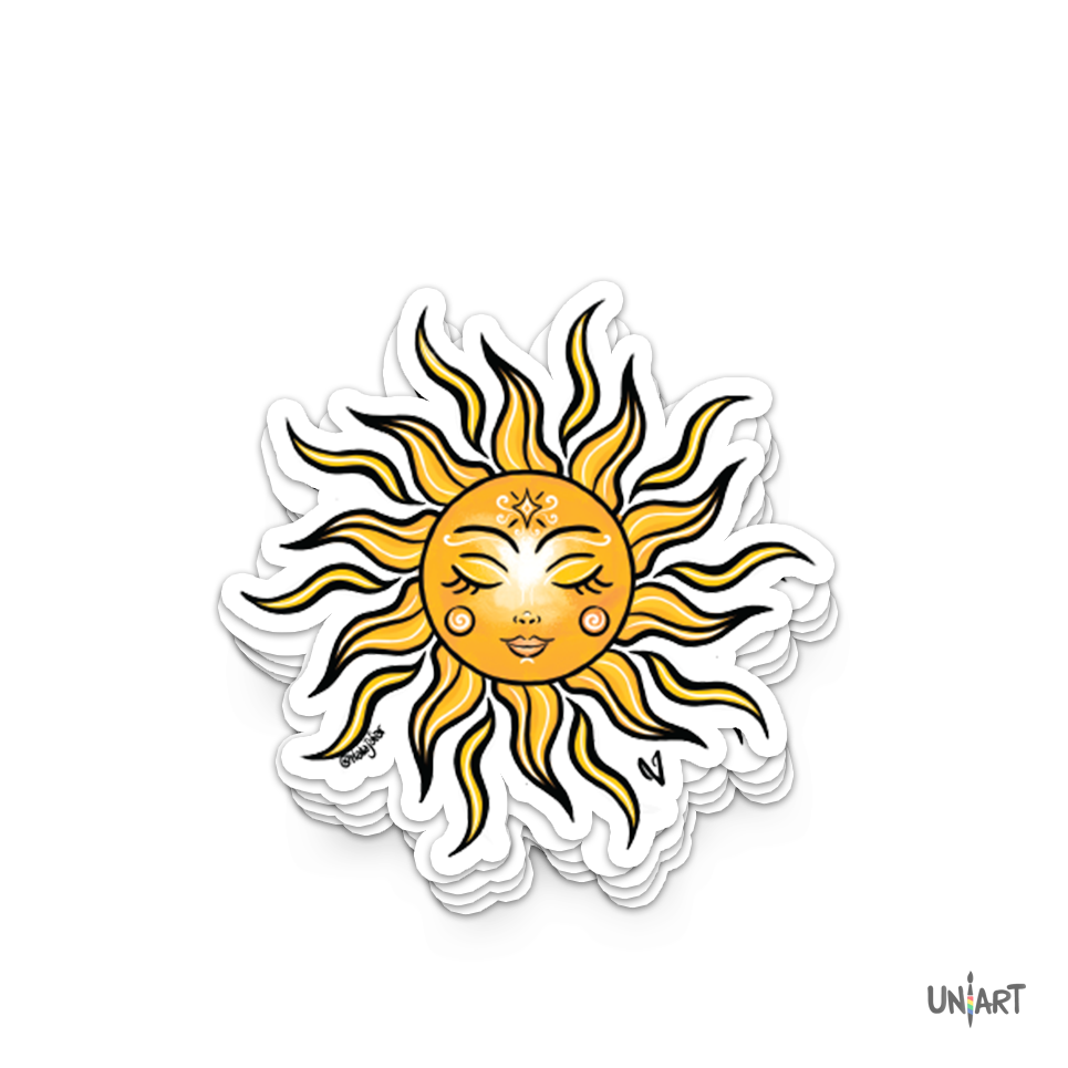 Sun sticker