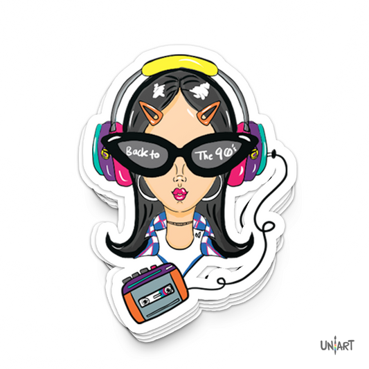 Back to the 90's sticker