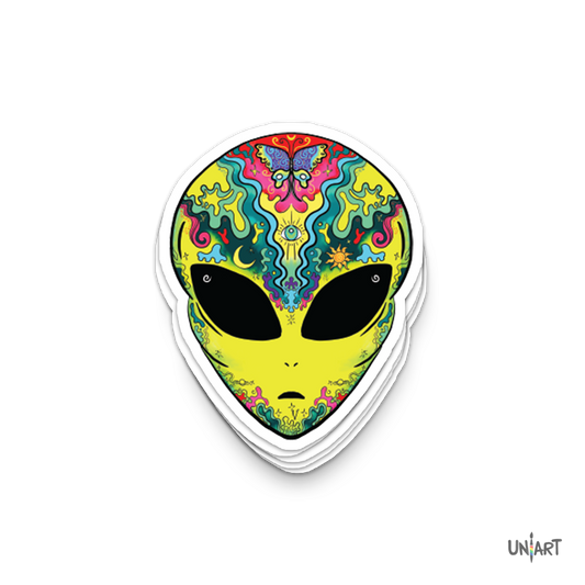 Alien sticker